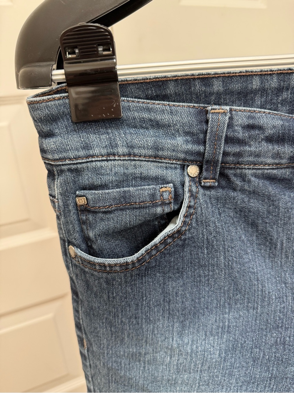 Bandolino Dark Blue Straight Leg Jeans - Picture 4 of 7